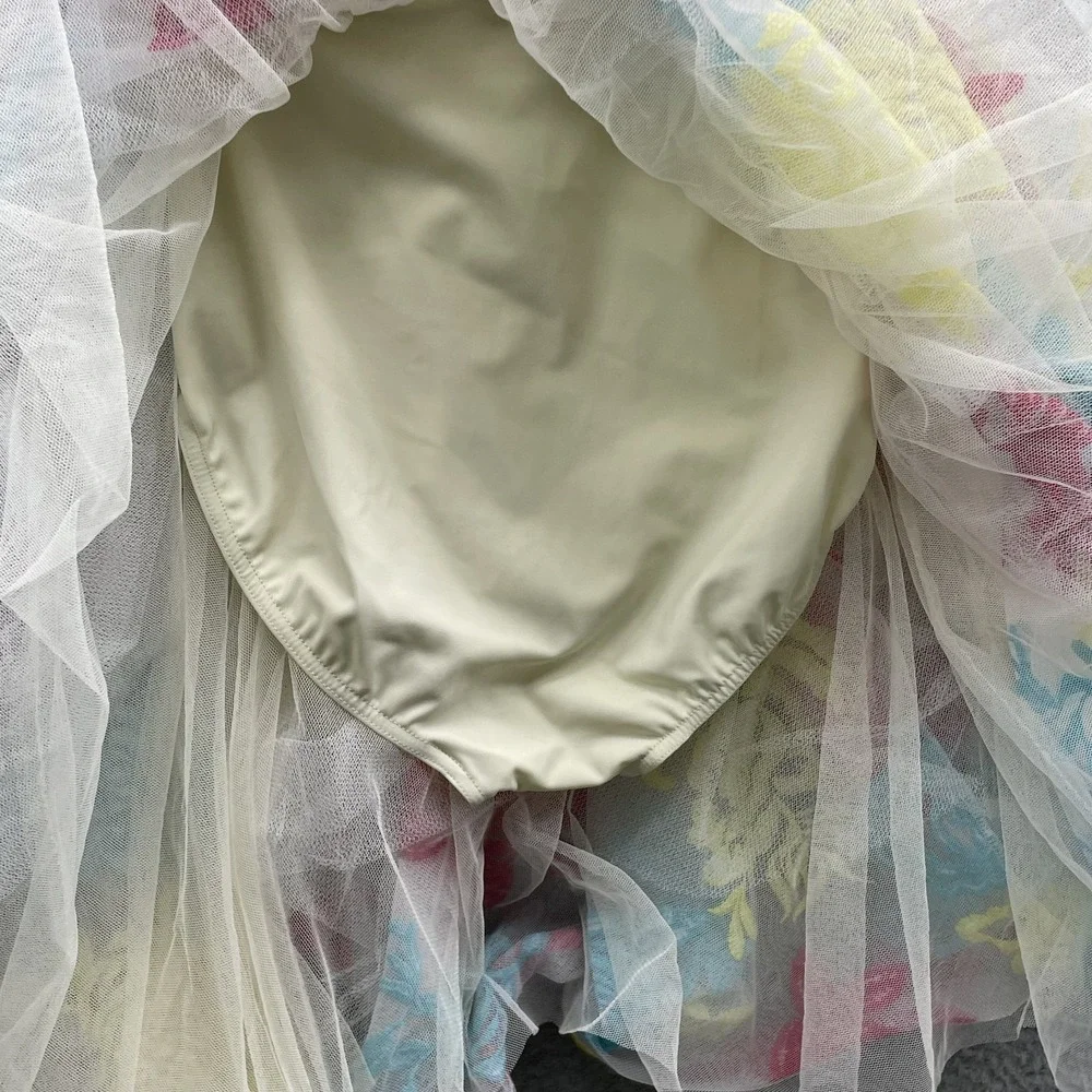 Weissman Dress Youth Girls SA Floral Ballet Party Costume‎ Dance Wear Pageant